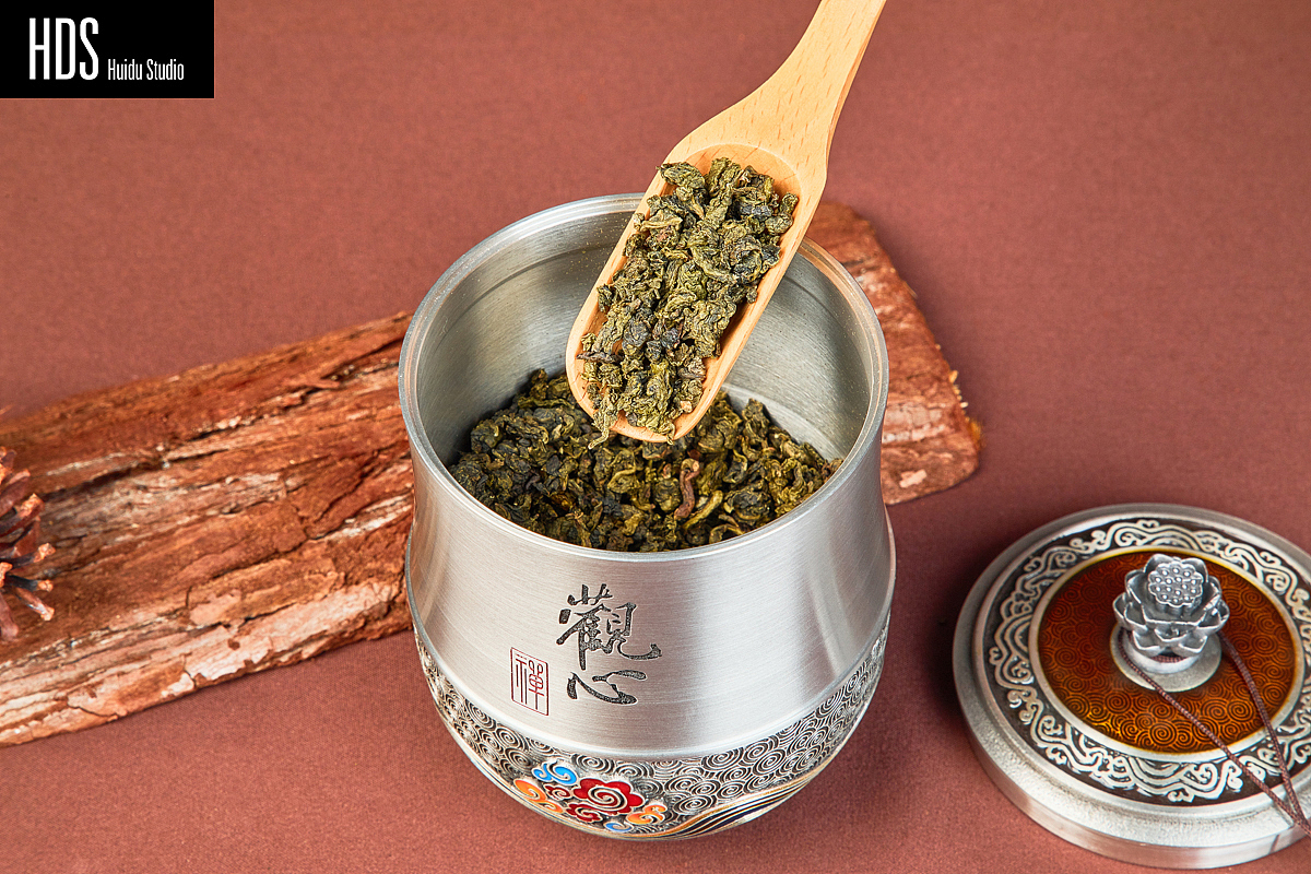 茶叶罐静物摄影 光影间的茶韵之美